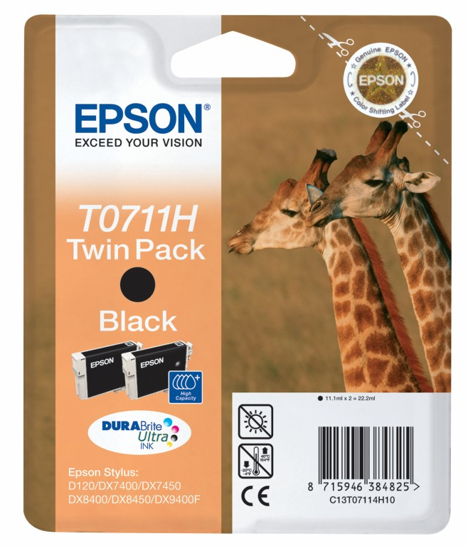 BLACK TWIN PACK INKS T071 thumbnail