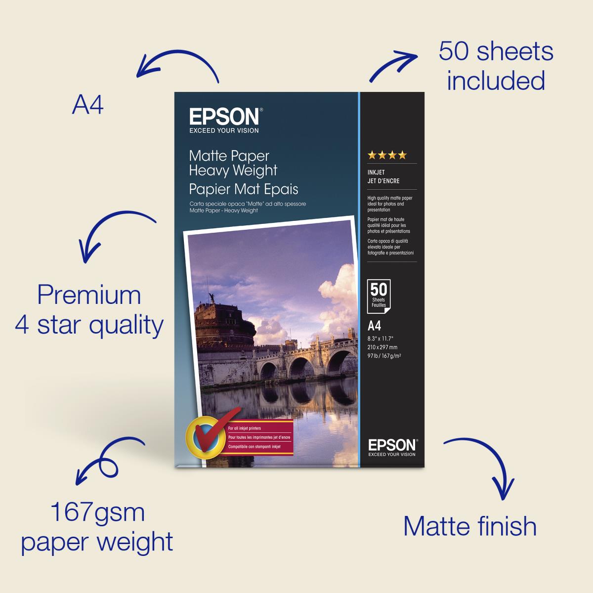 HEAVYWEIGHT MATTE PAPER A4 thumbnail