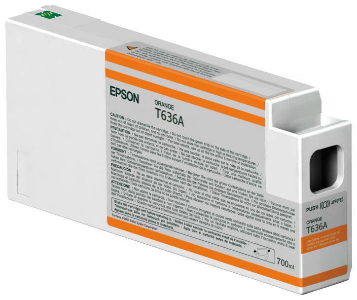 EU Product - Tintenpatrone - C13T636A00 - orange - 700ml thumbnail