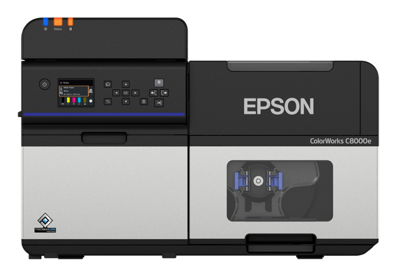 EU Product - ColorWorks C8000e, cutter, disp., USB, Ethernet, kit (USB), black, grey thumbnail