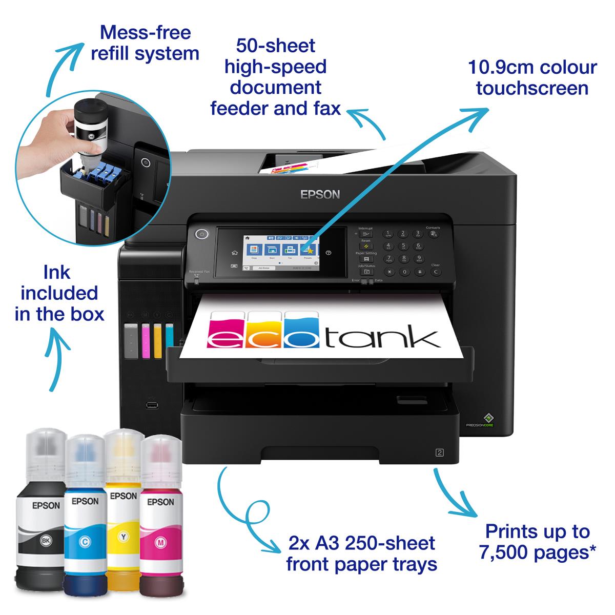 EU Product - Multifunktionsdrucker EcoTank Et-16655 - Fax - Inkjet thumbnail