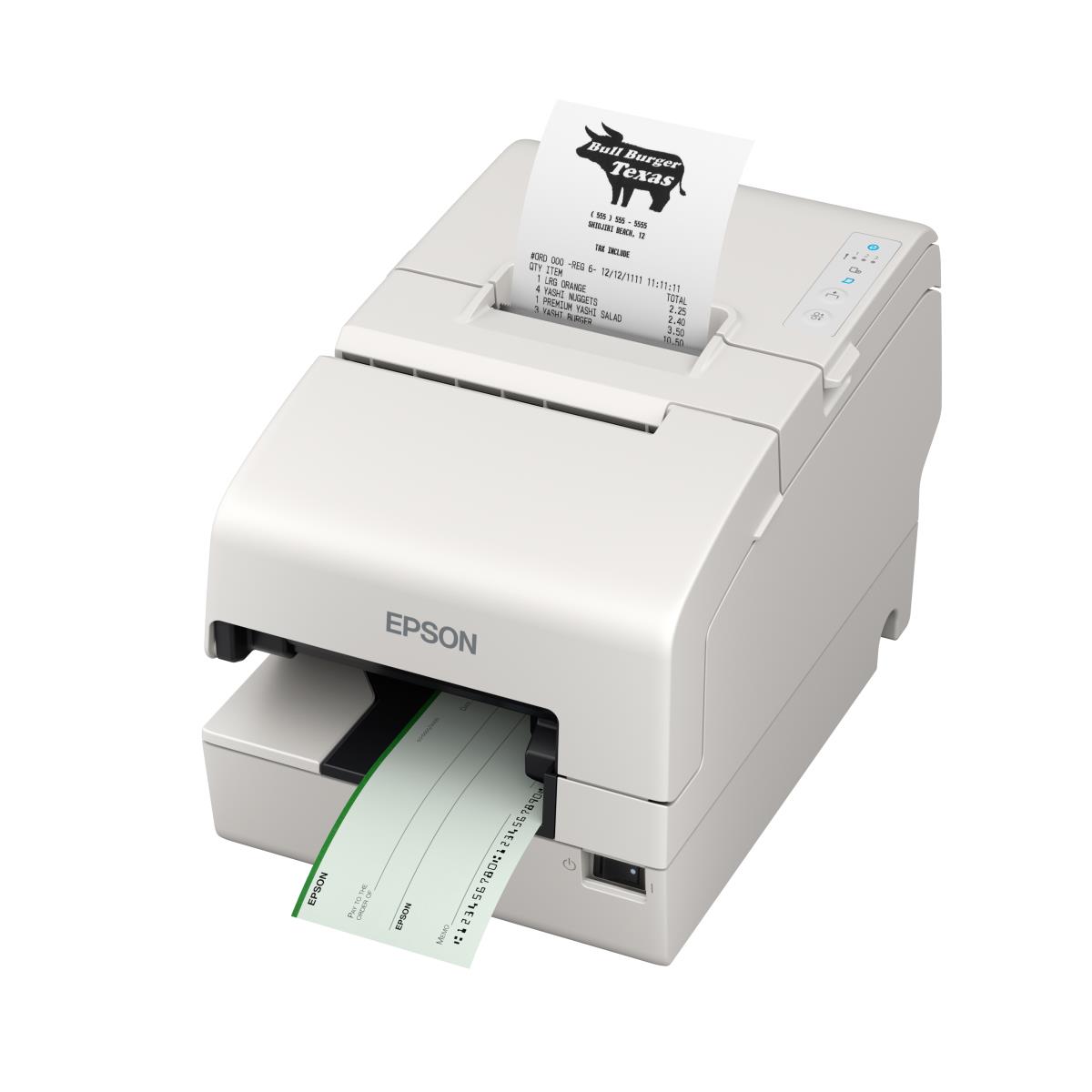 EU Product - TM-H6000VI, cutter, USB, RS232, Ethernet, OPOS, white thumbnail