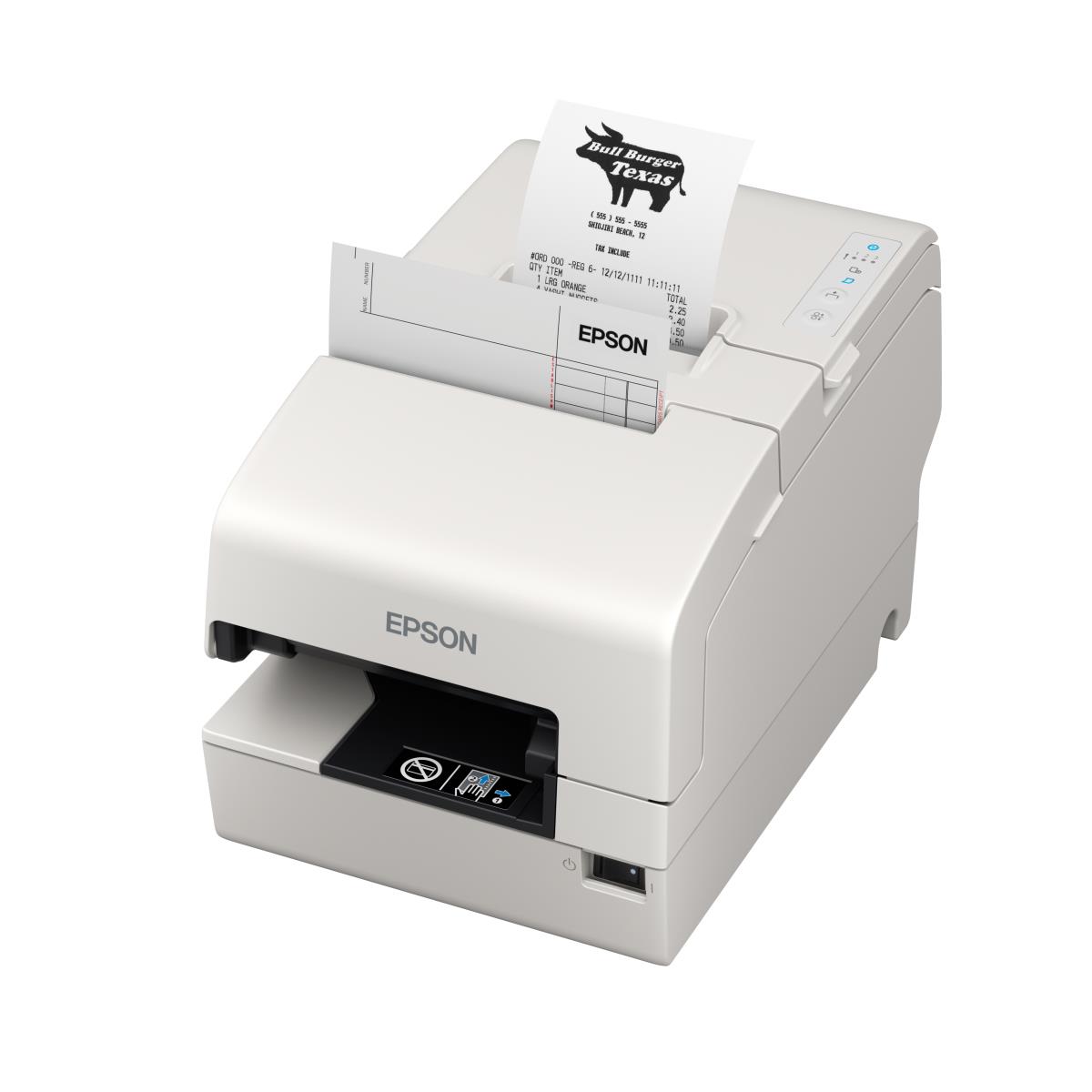 EU Product - TM-H6000VI, cutter, USB, RS232, Ethernet, OPOS, white thumbnail