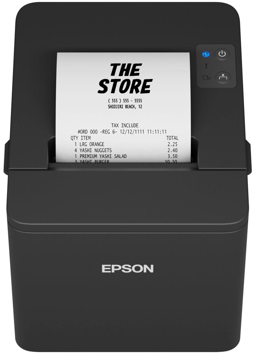 EU Product - TM T 20IV - RS232+ USB - schwarz - inkl. Netzteil - POS printer - Thermal Transfer thumbnail