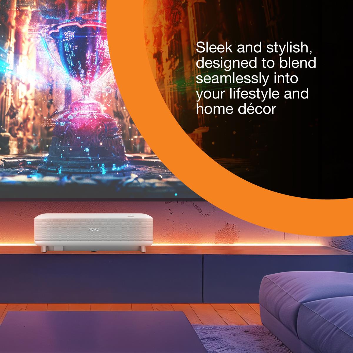 EU Product - Lifestudio Grand EH-LS670W wei - Projector - LCD thumbnail