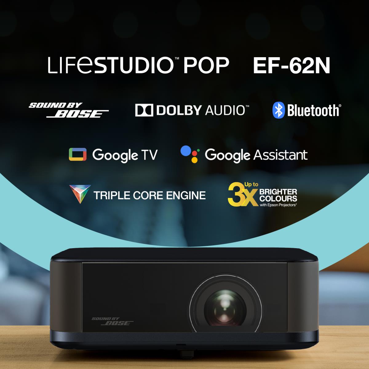 EU Product - Lifestudio Pop Projector - EF-62N - Projector - LCD thumbnail