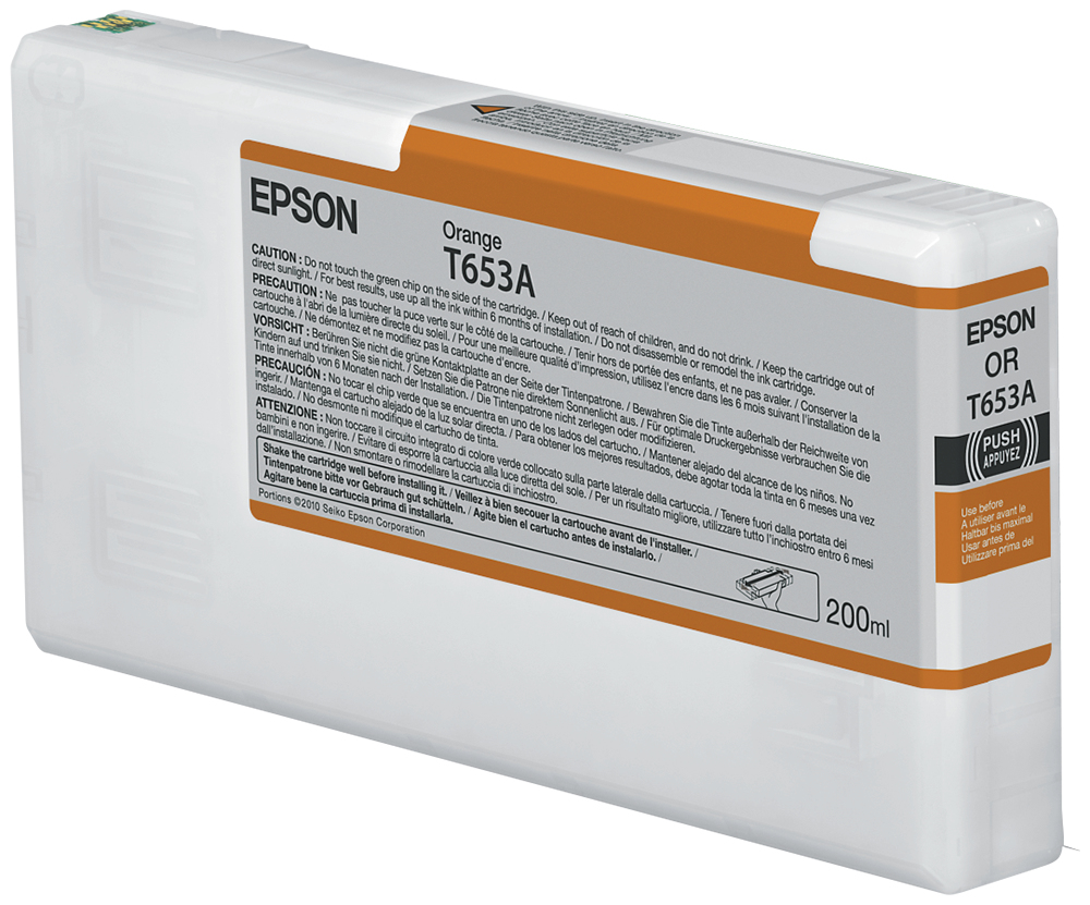 T653A ORANGE INK CARTRIDGE - 200ML thumbnail