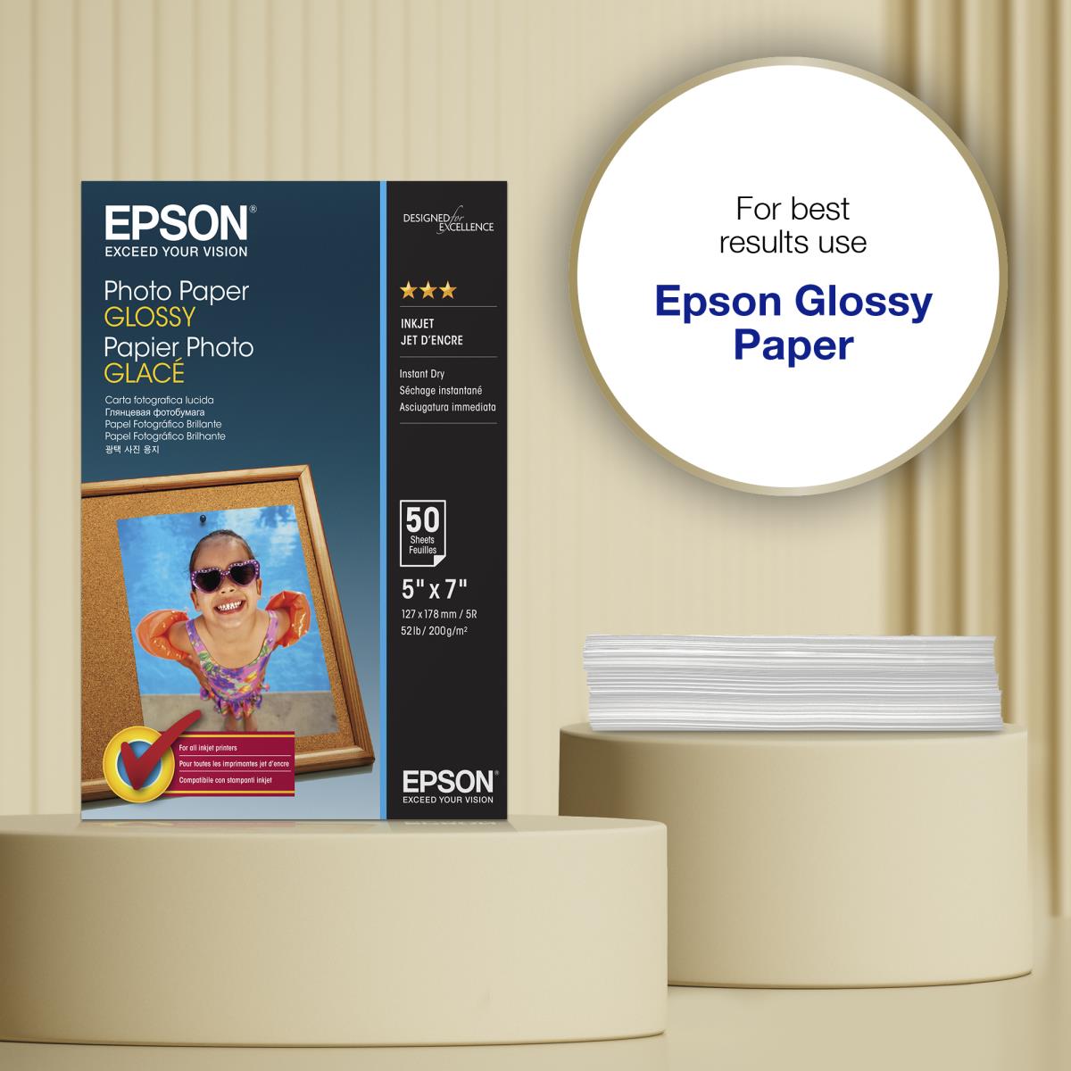 PHOTO PAPER GLOSSY 13X18CM 50 SHEET thumbnail