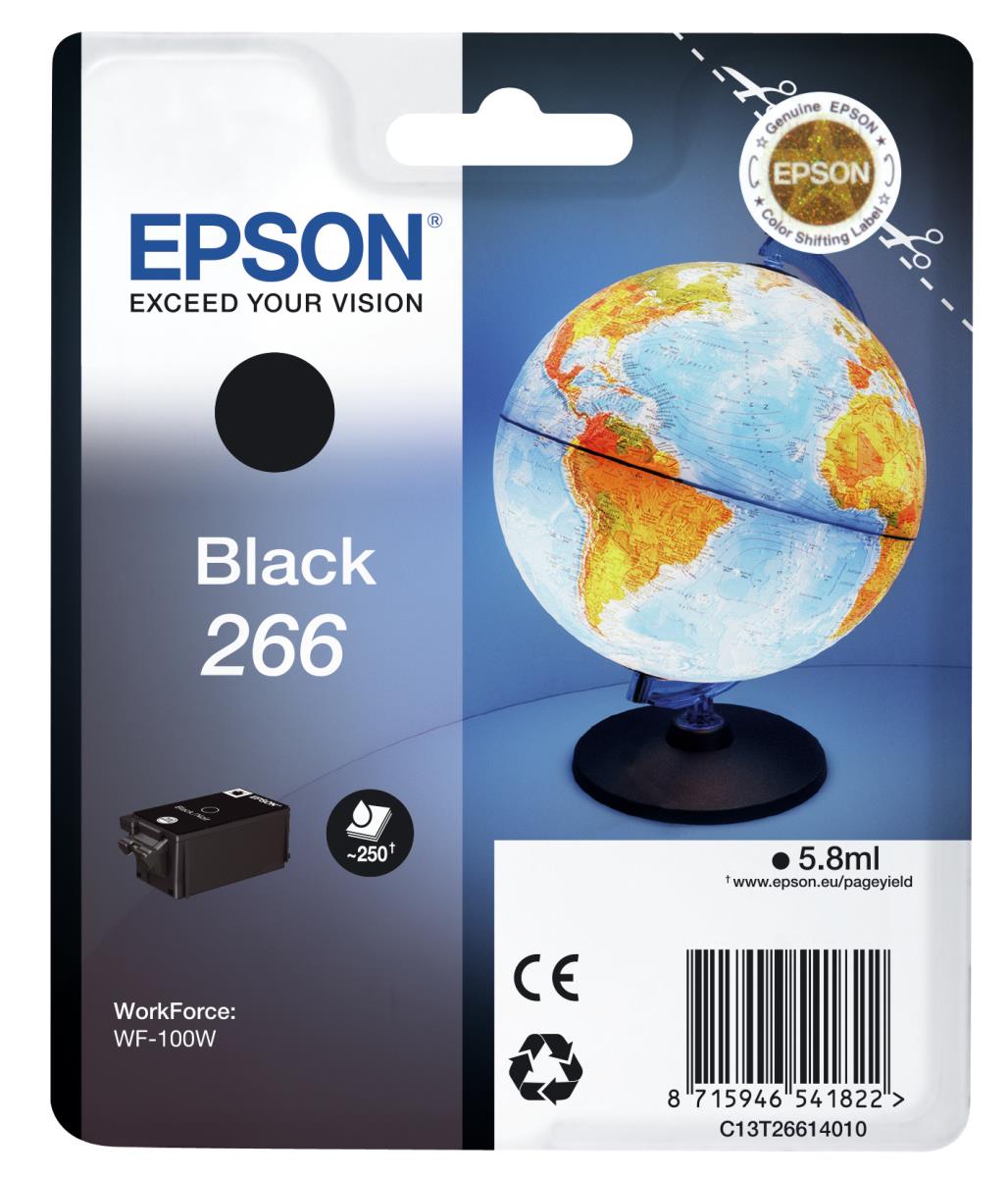 SINGLEPACK BLACK 266 INK CARTR thumbnail