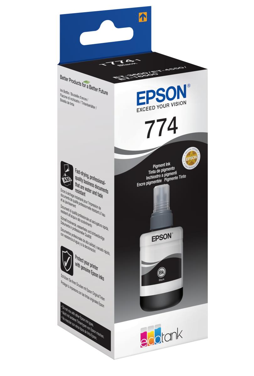 T7741 PIGMENT BLACK INK BOTTLE 1X 14 thumbnail