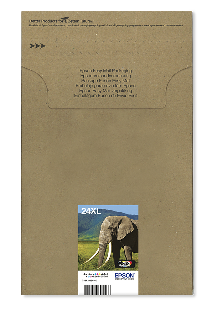 MULTIPACK 6-COLOURS 24XL EASYMAIL thumbnail