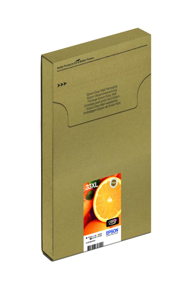 33XL MULTIPACK 5 COLOUR33XL CLARIA PREMIUM INK EASYMAIL thumbnail