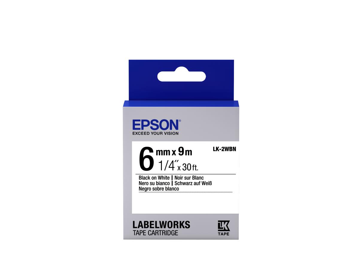 TAPE - LK-2WBN STD BLK-/WHT 6/9 thumbnail