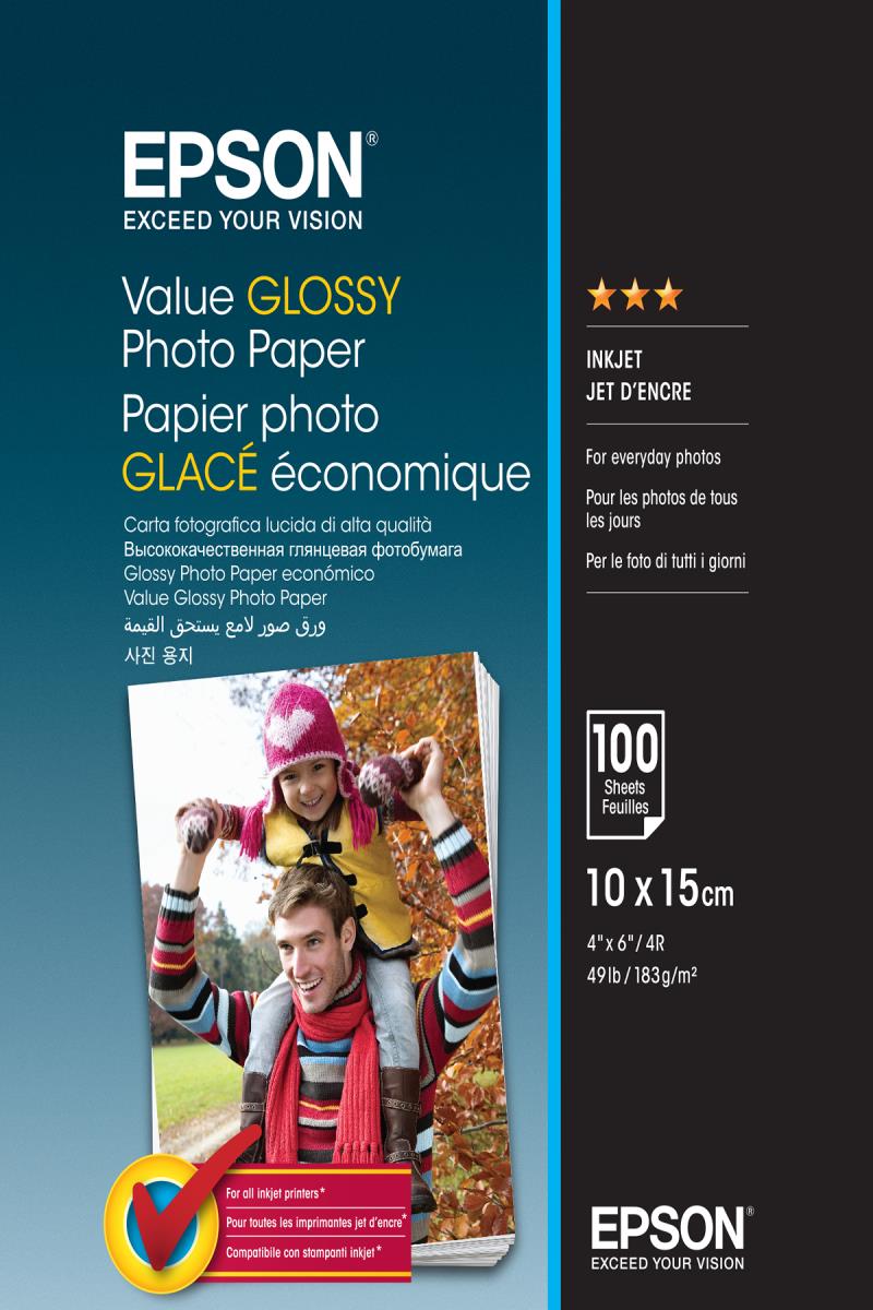 GLOSSY PHOTO PAPER 10X15CM 100 SHEET thumbnail