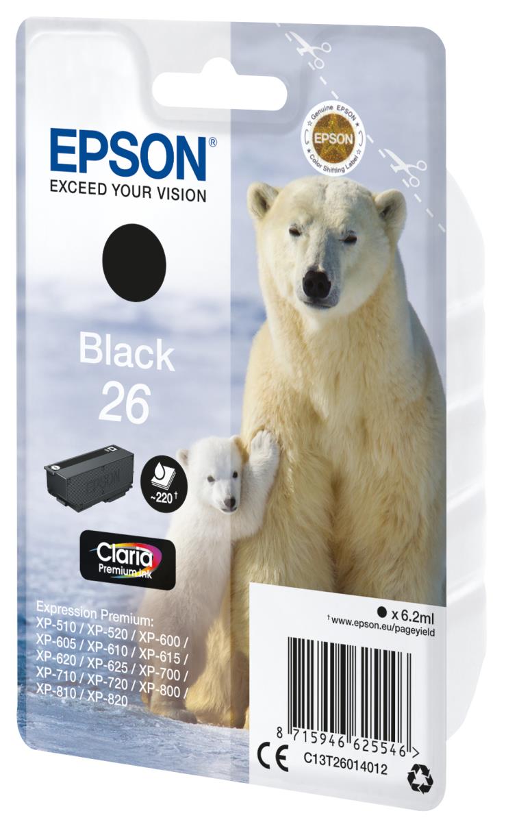 T2601 BLACK INKCLARIA PREMIUM POLAR BEAR INK thumbnail