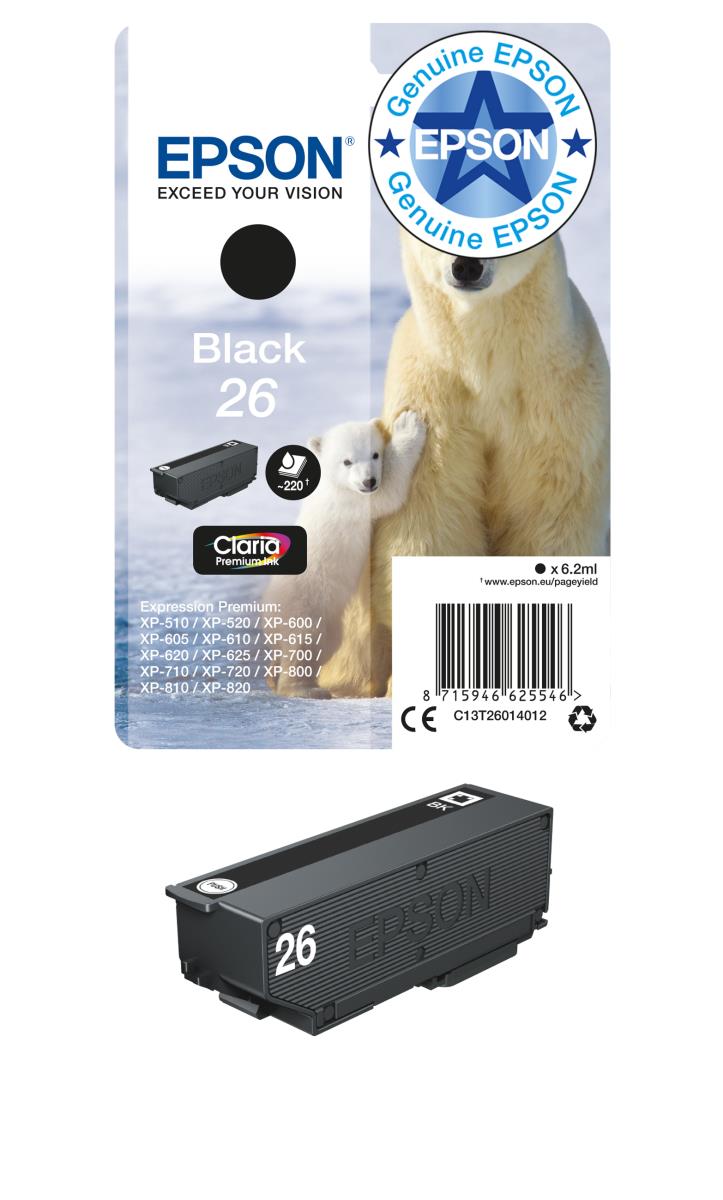 T2601 BLACK INKCLARIA PREMIUM POLAR BEAR INK thumbnail