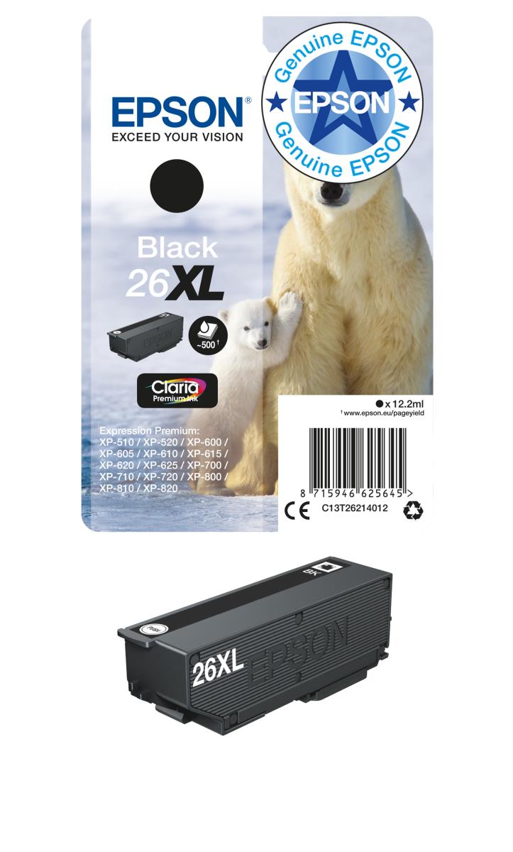 EPS BLACK 26XL CLARIA INK thumbnail