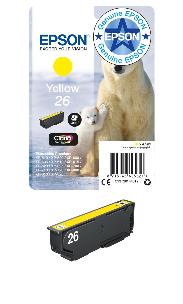 T2614 YELLOW INKCLARIA PREMIUM POLAR BEAR INK thumbnail