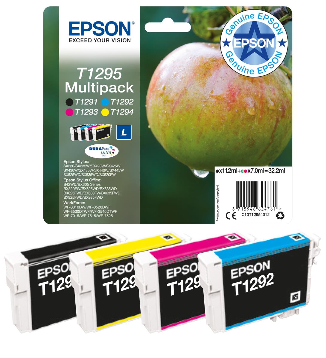 T1295 MULTIPACK BK C M YT129 MULTIPACK M BK C M Y thumbnail