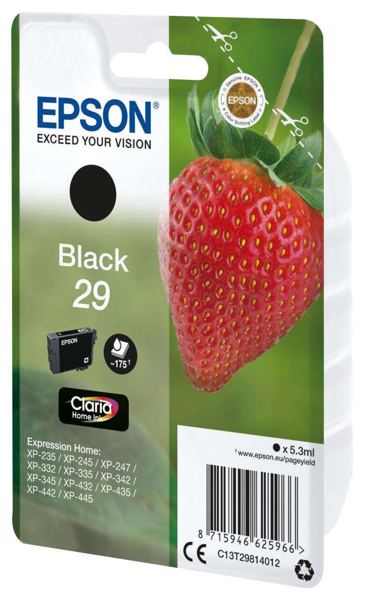 29 BLACK INK STRAWBERRY1 X 5.3 ML STANDARD thumbnail