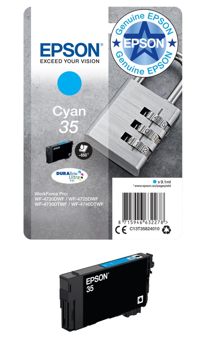 35 CYAN INK CARTRIDGEPADLOCK 9.1ML thumbnail