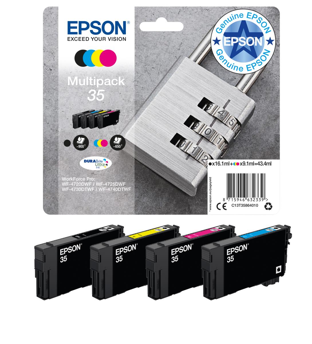 35 MULTIPACK ULTRA INKWF-4725DWF 4740DTWF 4730 4720 thumbnail