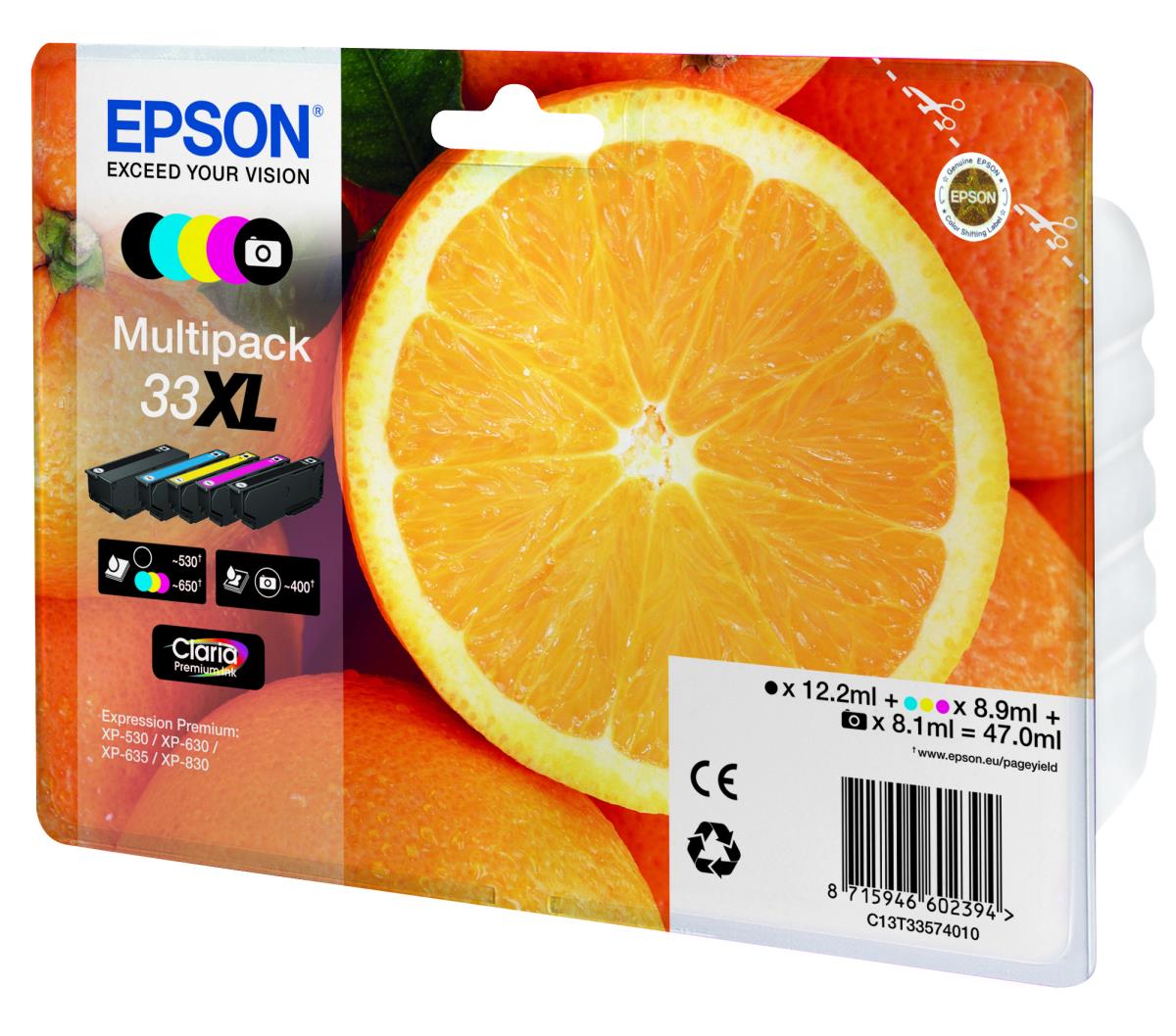 33XL MULTIPACK INKORANGES, EXTRA LARGE YIELD thumbnail