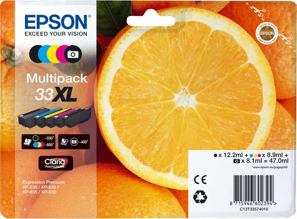 33XL MULTIPACK INKORANGES, EXTRA LARGE YIELD thumbnail