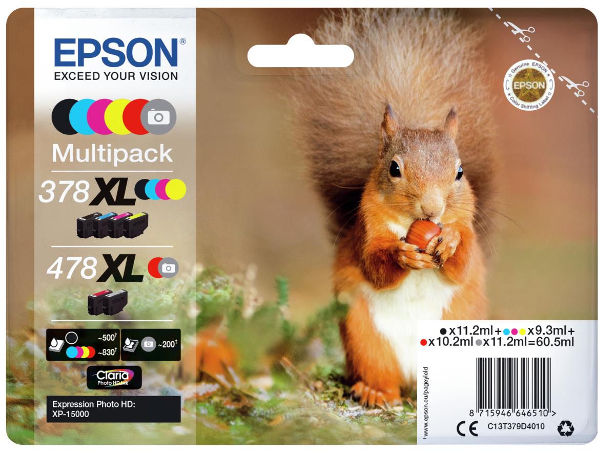 MULTIPACK 6-COLOURS 478XL thumbnail