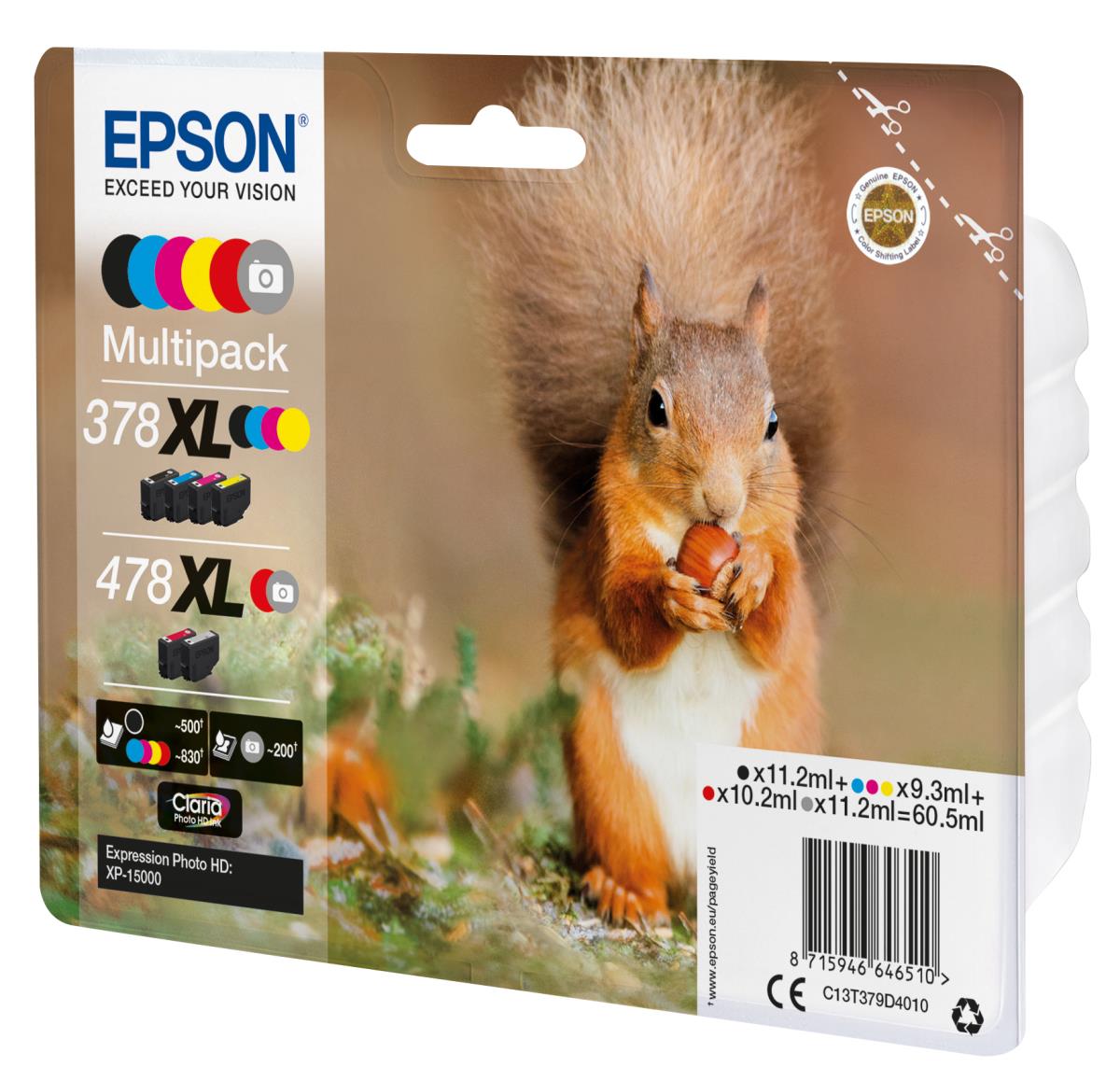 MULTIPACK 6-COLOURS 478XL thumbnail