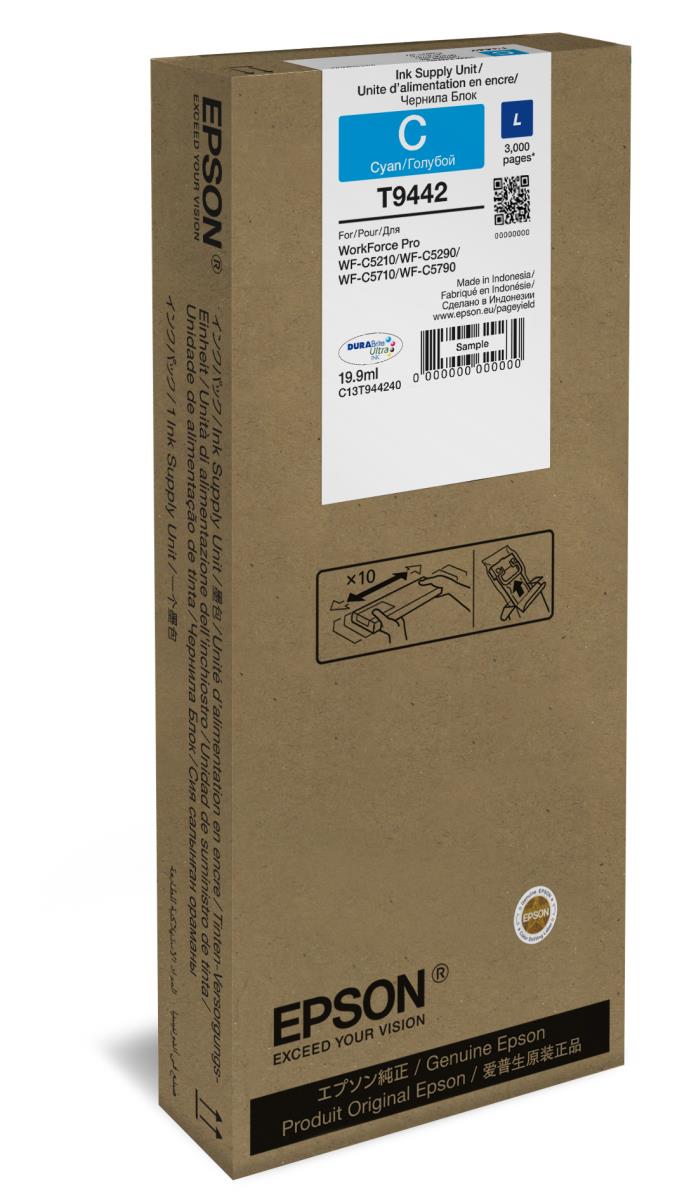 EU Product - Tintenpatrone - C13T944240 - L - cyan - 19,9ml thumbnail