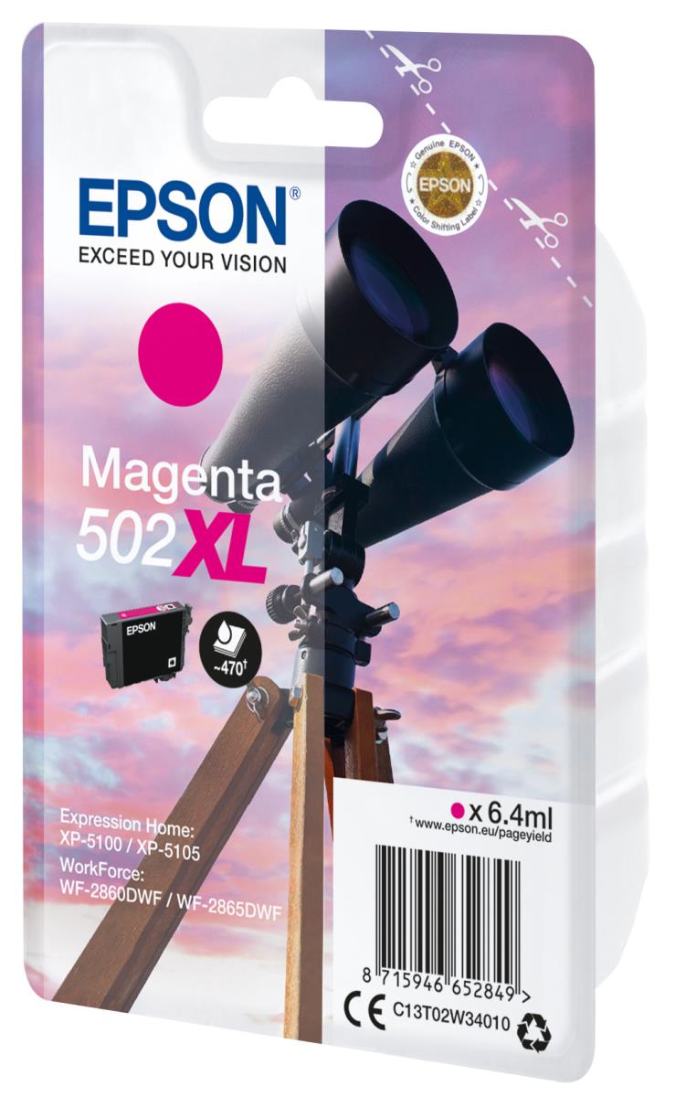 SINGLE MAGENTA 502XL INK thumbnail