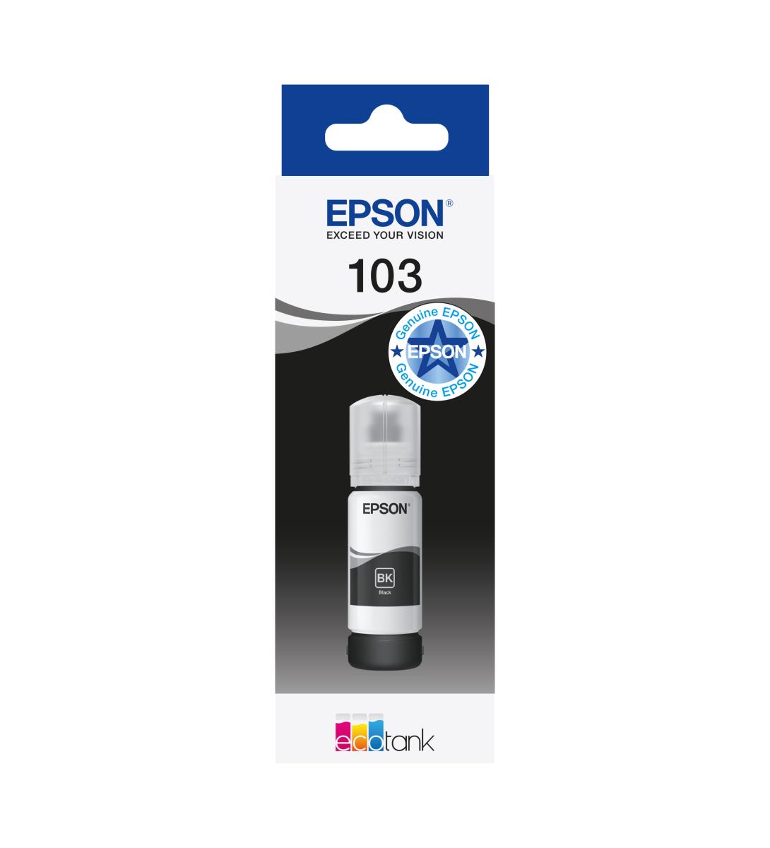 Ink Cartridges, 103, 101 4 colour ink bottles, Ink Bottle, 1 x 70.0 ml Black thumbnail