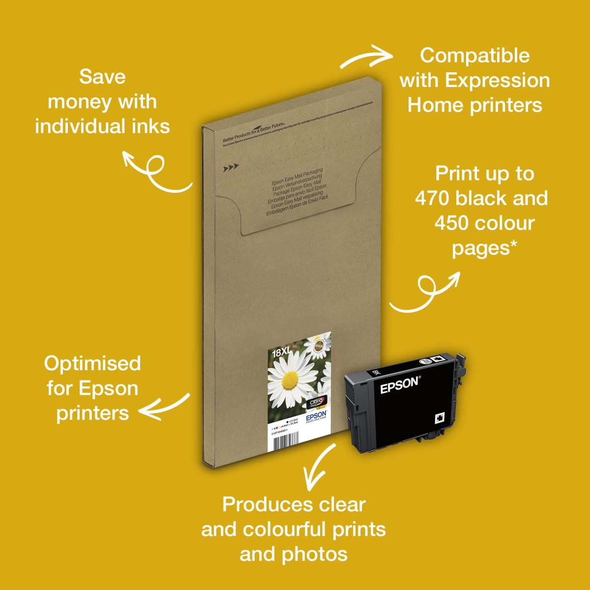 EASYMAIL 18XL MULTIPACK4-COLOURS INK thumbnail