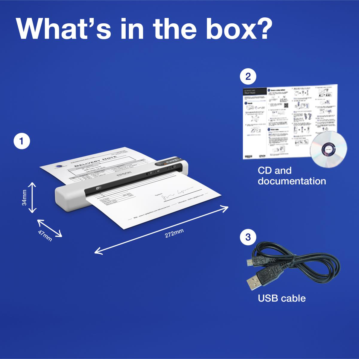 EU Product - WorkForce DS-80W mobiler Scanner thumbnail