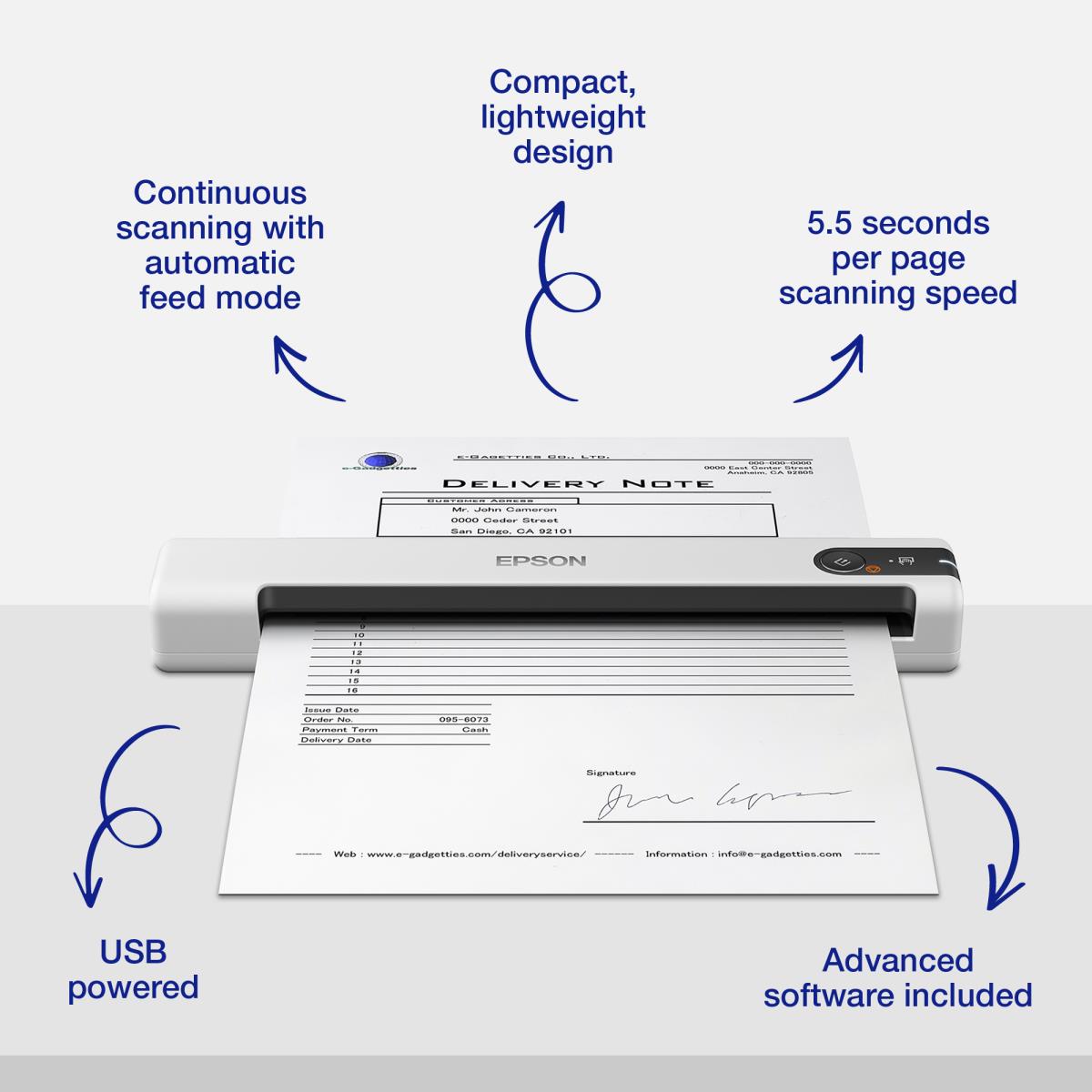 WorkForce DS-70Scanner A4 with stitching thumbnail