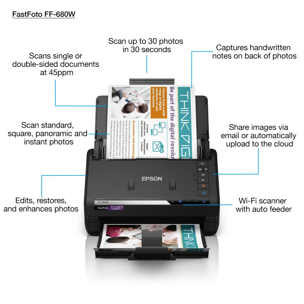 EU Product - FastFoto FF-680 W - Document Scanners - A4 thumbnail