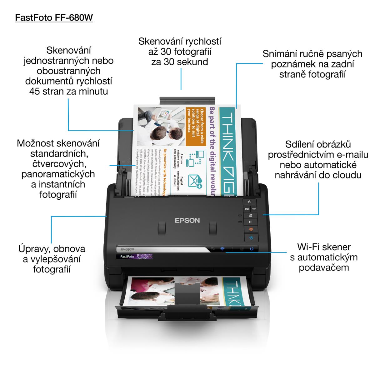 EU Product - FastFoto FF-680 W - Document Scanners - A4 thumbnail