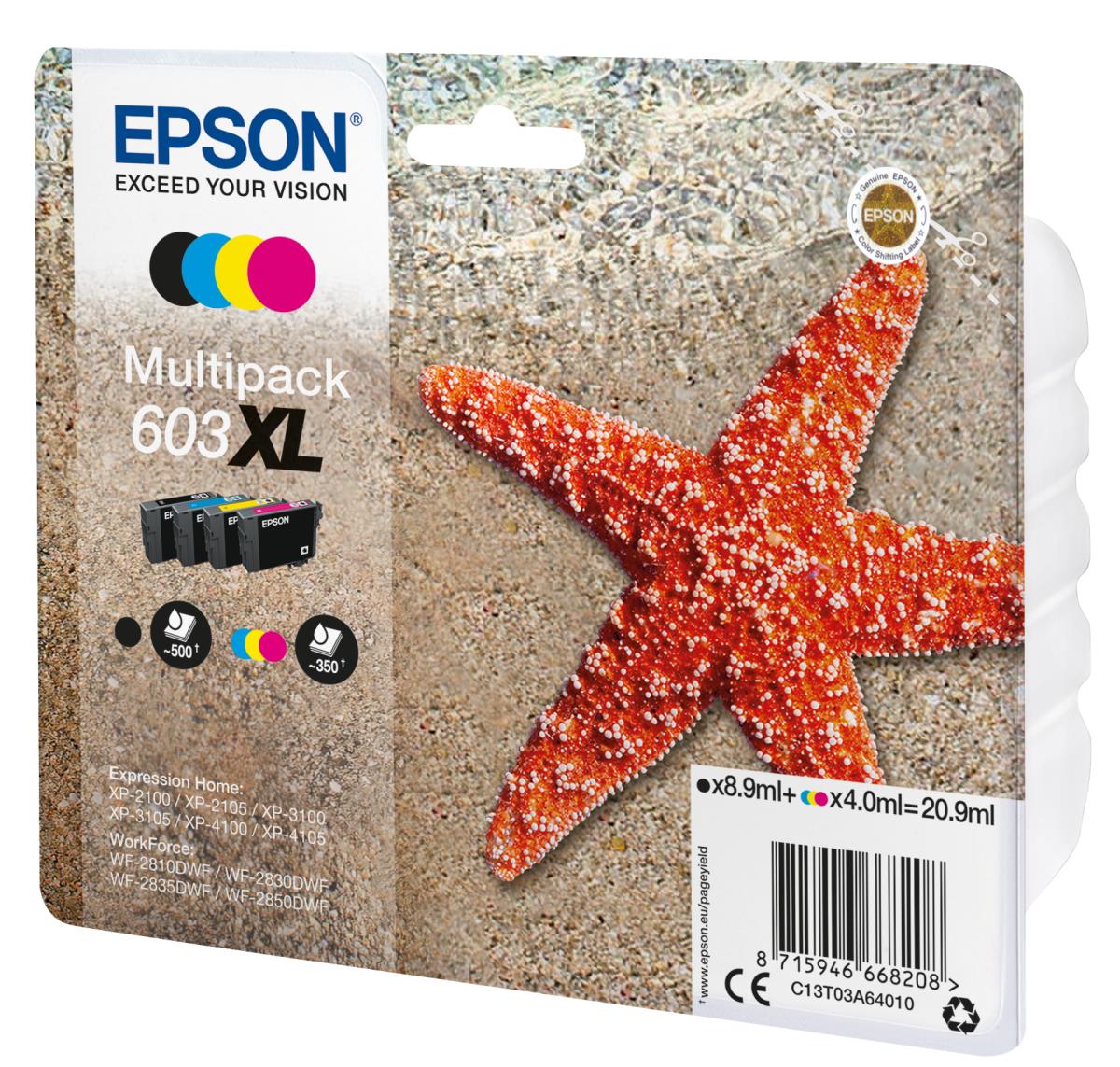 STARFISH 603XL MULTIPACK4-COLOURS INK thumbnail