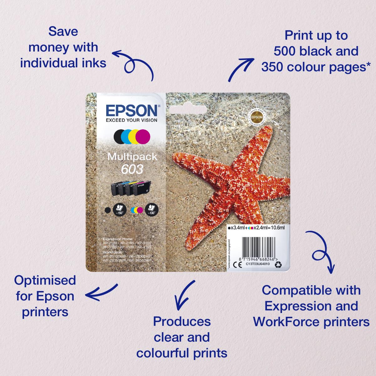 STARFISH 603 MULTIPACK3-COLOURS INK thumbnail
