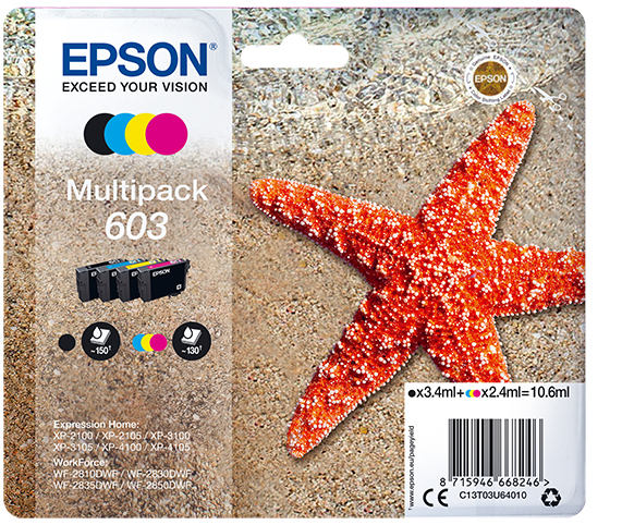 STARFISH 603 MULTIPACK4-COLOURS INK thumbnail