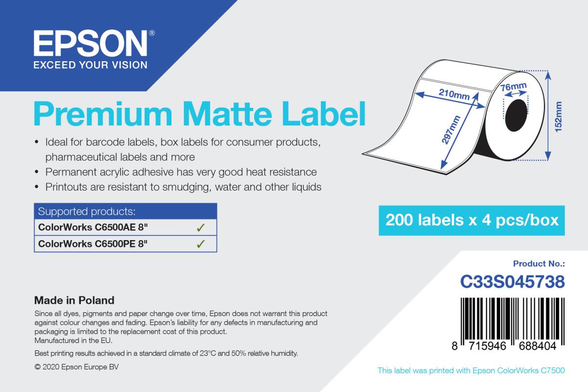 PREMIUM MATTE LABEL DIE CUTROLL thumbnail