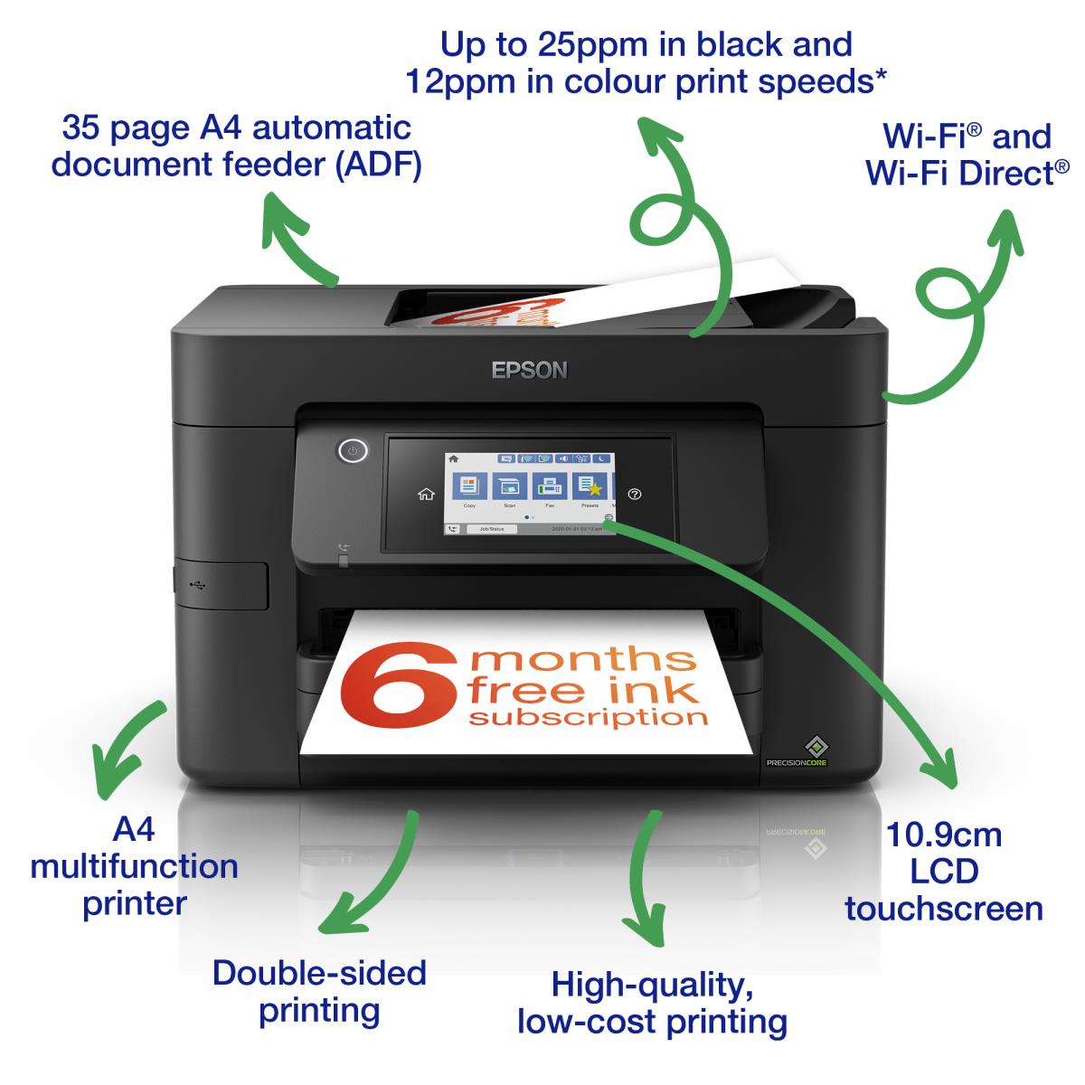 EU Product - WorkForce Pro WF-4820DWF - Printer - Inkjet thumbnail