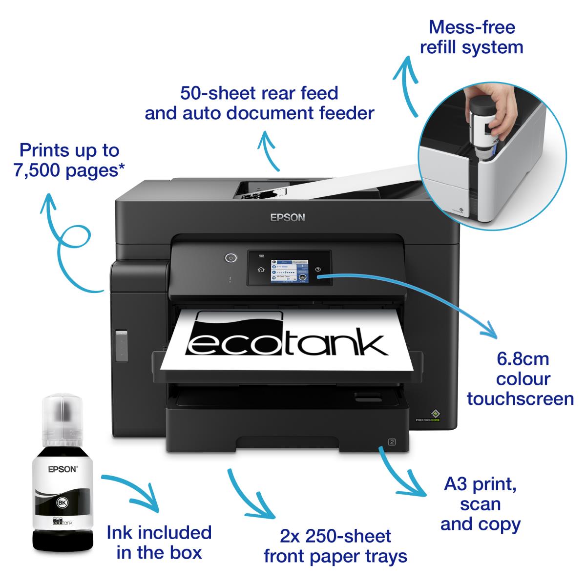 EcoTank ET-M16600 A3 Mono Inkjet Multifunction thumbnail