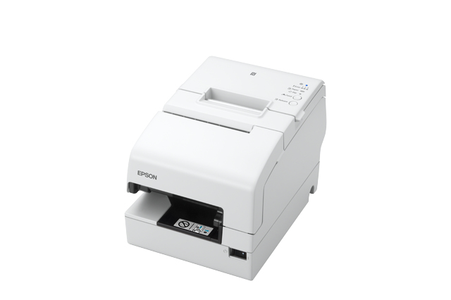 EU Product - TM-H6000V, MICR, cutter, USB, USB Host, RS232, Ethernet, OPOS, ePOS, white thumbnail