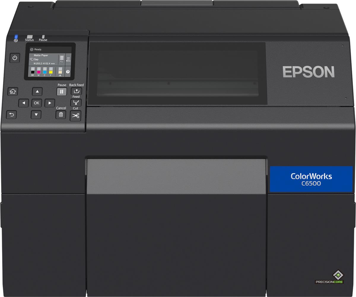 EU Product - ColorWorks CW-C6500Ae, cutter, disp., USB, Ethernet, black thumbnail
