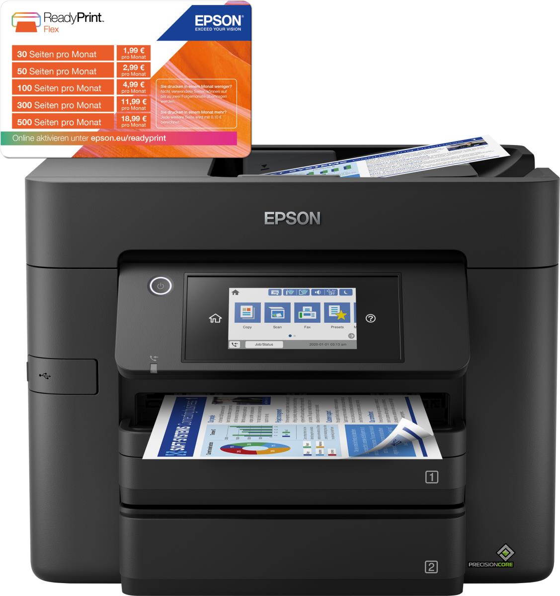 EU Product - t WorkForce Pro WF-4830DTWF - Printer - Inkjet thumbnail
