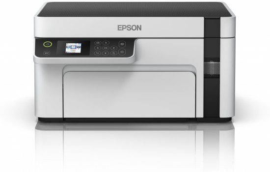 EcoTank ET-M2120 ET M2120 ETM2120 2120 - Multifunction printer - B/W - ink-jet - A4/Legal (media) - up to 15 ppm (printing) - 150 sheets - USB, Wi-Fi - white thumbnail