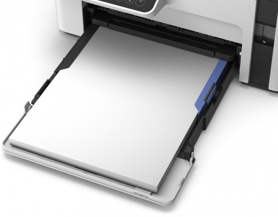EcoTank ET-M2120 ET M2120 ETM2120 2120 - Multifunction printer - B/W - ink-jet - A4/Legal (media) - up to 15 ppm (printing) - 150 sheets - USB, Wi-Fi - white thumbnail