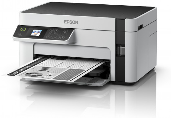 EcoTank ET-M2120 ET M2120 ETM2120 2120 - Multifunction printer - B/W - ink-jet - A4/Legal (media) - up to 15 ppm (printing) - 150 sheets - USB, Wi-Fi - white thumbnail